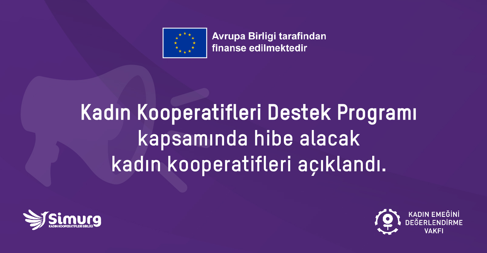 Kadın Kooperatifleri Destek Programı Kapsamında Hibe Alacak Kadın Kooperatifleri Açıklandı! 
